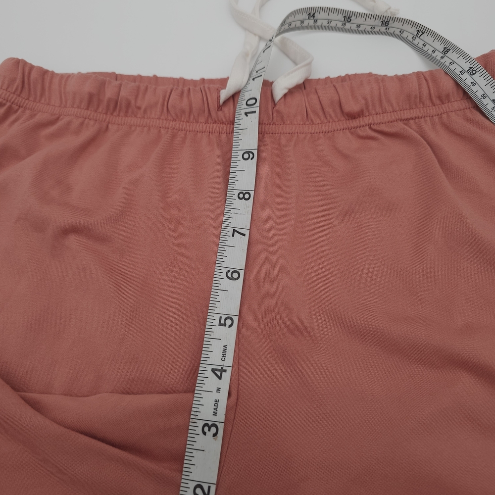 Born Womens Pink 2-Piece Pajama Set Size Medium Drawstring Soft Comfortable - Picture 8 of 11